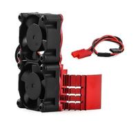 pour Moteur Double Ventilateur Refroidissement 380 540 550 3650 3660 Dissipateur Thermique Radiateur 36mm Pièce Mise À Niveau Voiture RC Modèles Jouets Rechange Accessoire