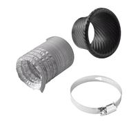 Pour Pare-chocs Avant De Voiture Tuyau D'admission D'air Turbo Kit D'entonnoir Turbine Style Fibre Carbone Automatique Reniflard 1 Ensemble Froid Prise D'air Durite