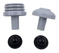 Pour piscine INTEX 32 mm Ensemble de raccords d'entrée et de sortie avec grilles de filtration, buse à jet et raccords