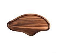 pour plateau de pour service Rectangulaire 34x18cm pour bois(L) | Fabrication artisanale, motifs uniques, pour bois massif , pour idéal salon cuisine