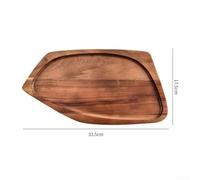 pour plateau de pour service Rectangulaire pour bois Paulownia pour déco(L) | pour bois de paulownia léger, finition naturelle, design élégant, 30x15cm, usage quotidien durable