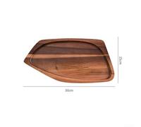 pour plateau de pour service Rectangulaire pour bois Paulownia pour déco(S) | pour bois de paulownia léger, finition naturelle, design élégant, 30x15cm, usage quotidien durable