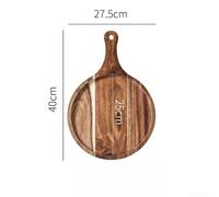 pour plateau Petit-déjeuner Rustique avec Texture Unique pour bois(Large) | pour bois d'acacia importé, fini poli doux, ergonomique, design rectangulaire, pour idéal salon