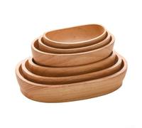 pour plateau pour bois Paulownia Léger 24x15cm Style Vintage(17x9.5x4.5cm) | Finition vieillie main, style rustique chic, pour idéal salon entrée, pour facile à nettoyer, durable