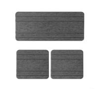 pour Plateau Séchant Diatomite 20x10cm Absorption Rapide pour(Dark Gray) | Absorption rapide, pierre naturelle, garde comptoir sec, pour idéal évier cuisine, finition gris foncé