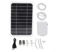 pour Pompe à Air 5W Étang Oxygénateur Silencieux pour Pompe à | Panneau 5W pour efficace, charge rapide, pour idéal étangs moyens, flux stable, écologique câble