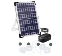 pour Pompe à Oxygène 10W 3 Modes pour Étang pour Pompe à Oxygène | 10W panneau , pour 3 modes réglables, débit max 2.5L/min, pour idéal étangs moyens, charge rapide soleil