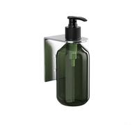 pour Pompe Rechargeable Vert pour Gel Douche Salle Bain pour | Acier inoxydable, fixation murale solide, design vert épuré, 320ml capacité, pour idéal cuisine(1 Bottle A)