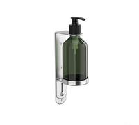 pour Pompe Rechargeable Vert pour Gel Douche Salle Bain pour | Acier inoxydable, fixation murale solide, design vert épuré, 320ml capacité, pour idéal cuisine(1 Bottle)
