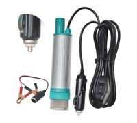 pour Pompe Submersible 12V pour Camping et pour plein Air pour(12V) | Acier inoxydable pour robuste, compact 38mm, pour idéal transport extérieur, 12V/24V compatible