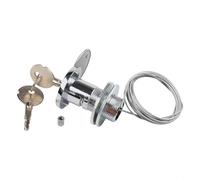 Pour porte de garage pour kit de verrouillage de déverrouillage, loquet de sécurité manuel avec cordon en fil d'acier pour ouverture automatique de secours, entrée latérale à clé, matériel alternatif