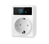 pour prise Connectée Température WiFi 16A Sonde Externe pour | Sonde externe précise, régulation auto, compatible chauffages et climatiseurs, 16A max, app mobile