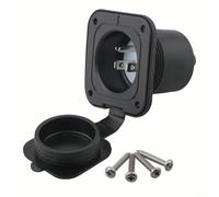 Pour prise extérieure CEE avec contact de protection IP44 - Pour prise encastrée idéale pour caravanes et bateaux - Alimentation électrique résistante aux intempéries 16 A 230 V camping