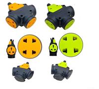 pour prise Extérieure TPE Anti-Choc 230V Solide pour prise | Coque TPE , résistance impacts, érosion, abrasion, pour idéal environnements difficiles