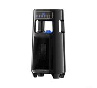 pour radiateur Céramique Graphène Effet Feu Réaliste et Brumisateur - pour chauffage d'Appoint Portable Thermostat pour Maison Bureau - 56x30x20cm(ES)
