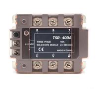 pour relais à état solide triphasé 40A TSR-40DA pour relais | Commutation silencieuse, isolation électrique, réponse rapide, pour idéal automation, contrôle précis