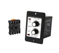 pour relais temporisé cyclique 220V AC réglable pour précis | Cycle double ON/, précision ±1%, technologie CMOS, 220V AC, usage répétitif