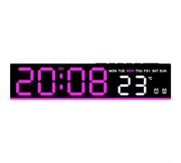 pour réveil Matin Double pour alarme Fonction Snooze USB pour(C) | pour affichage LED clair, heure date température, pour idéal pour chambre, lecture pour facile matin