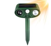 pour Rongeurs À Énergie Solaire - pour Serpents Clignotants pour Oiseaux, Chiens, Chats | Piquet De Jardin Étanche À Détection De Mouvement - Ultrasons pour Écureuil, Raton Laveur,