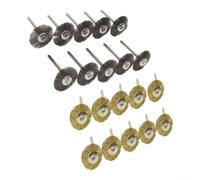 pour roue Brosse 22mm Décapage Rouille et pour roue Brosse | Acier inoxydable , élimine rouille et , pour idéal pour perceuse et outils rotatifs, diamètre 22mm