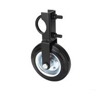 pour roue de pour portail Coulissant 6 Pouces Acier Renforcé | Acier renforcé, pneu caoutchouc dur 6 pouces, glisse pour gravier et béton, réduit friction