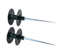 pour roue Guide Tuyau Jardin Résine Anti-Dommages Plantes pour(2pcs) | pour roue lisse résine, protège plantes, passage fluide, piquet zinc, jardin fleuri