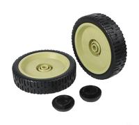 pour roues Motrices pour avant et Arrière pour HRJ216 HRJ215 HRJ196 - Kit de Remplacement en Caoutchouc avec Caches 20.5cm et 19.5cm(rear)