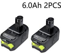 Pour Ryobi 18V One+, Adaptateur de batterie Li-Ion 6A, compatible avec P107 RB18L50 RB18L20 P108, couleur or