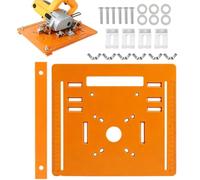 Pour scies circulaires : plaques pour machines à découper, règles de | Guide pour scies électriques, plinthe pour machines de coupe, marquage | de règle de haute précision