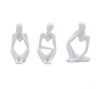 pour sculpture Art Abstrait Résine Lisse Finition pour premium(White) | Matériau résine , pour surface lisse, , design élégant, pour facile à entretenir au quotidien