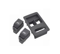 Pour SEAT Arosa Ibiza Polo Lupo 1998-05 6X0959855B Interrupteur Lève-vitre | Console Panneau Boutons Commutateur Commande Vitre Électrique(Black switch+panel)