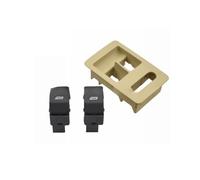Pour SEAT Arosa Ibiza Polo Lupo 1998-05 6X0959855B Interrupteur Lève-vitre | Console Panneau Boutons Commutateur Commande Vitre Électrique(Beige switch+panel)