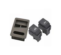 Pour SEAT Arosa Ibiza Polo Lupo 1998-05 6X0959855B Interrupteur Lève-vitre | Console Panneau Boutons Commutateur Commande Vitre Électrique(Gray switch+panel)