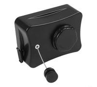 pour séchoir Mural Gain de Place pour Salle de Bain pour séchoir | Matériau ABS , base aluminium, résistant rouille, mécanisme anti-affaissement, pour idéal humidité(Black)