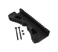 pour stabilisateur d'Échelle en Caoutchouc avec pour stabilisateur | Noir résistant aux UV, inclut 2 vis de fixation, s'adapte rails 4cm, stabilité accrue, longue durée de vie