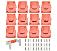 Pour support de batterie Li-ion 20 V max pour un rangement vertical vers le haut de la zone horizontale dans des espaces d'atelier restreints (12 pièces)