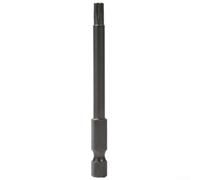 Pour tournevis Torx T20 75 mm Robuste pour tournevis Torx (T25) | Sablage de surface, haute résistance à la fatigue, s'adapte à un support de 6,35 mm, pour T20
