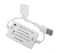 pour tuya pour Zigbee USB Smart Switch Module de commande avec commande vocale, sortie 5 V/3 A, autobloquant/verrouillage/inclinaison, pour Alexa et Google Assistant pour l'automatisation de la maison