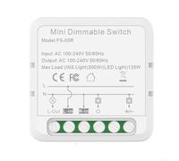 pour Variateur Lumière Intelligent Compatible pour alexa Google | Compatibilité pour zigbee et pour tuya, contrôle vocal pour alexa, réglage pour précis de l'intensité lumineuse, pour idéal