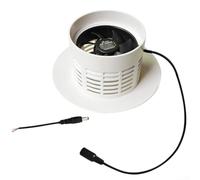 Pour ventilateur de toit à conduit solaire, ventilateur d'échappement avec | Avec capuchon de cheminée en acier inoxydable, ventilateur de ventilation domestique résistant à la rouille avec 8 W/12 W