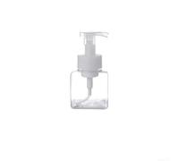 pour vide Mousseux 450ml pour Pompe Nickel Salle de Bain pour(250ml) | Plastique transparent, pour pompe nickel brossé, pour idéal cuisine salle de bain, 250ml compact, pour facile à remplir
