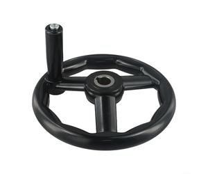 pour volant pour industriel 160mm 3 Rayons pour Rectifieuse | Diamètre 200mm, axe standard, amovible, ajustement général, mat(18x200mm)