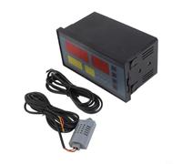 Pour XM-18 Contrôleur d'incubateur multifonction Thermostat hygrostat avec capteur Sonde Température Précise Contrôle de l'humidité 7 Sorties Réglable Rotation des œufs Ventilation (220 V)