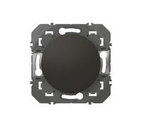 Poussoir 1 poste Dooxie noir Legrand