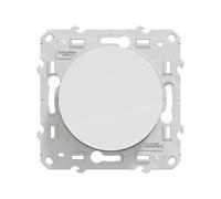 Poussoir 1 poste Odace Blanc Schneider