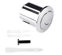 Poussoir D2D Compatible pour roca 40mm Plastique Poussoir D2D | Compatibilité exacte Roca D2D, corps court 40mm, finition chrome durable, installation sans outil