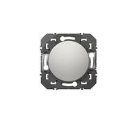 Poussoir Dooxie 1 poste - 6A - 250V - Aluminium