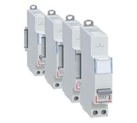 Poussoir modulaire simple fonction contact 1 NO - 1 module (Lot de 4)