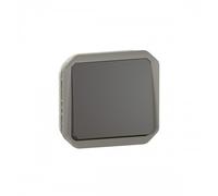Legrand Poussoir NO composable Plexo 069810L – étanche avec enjoliveur – anthracite