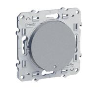 Poussoir volet roulant ODACE alu 2 touches - SCHNEIDER - S536207
